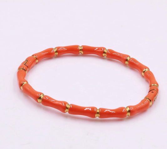 Karma Bangle Bracelets Orange