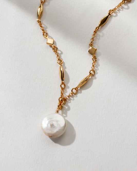 Celestial Being Necklace - Pearl